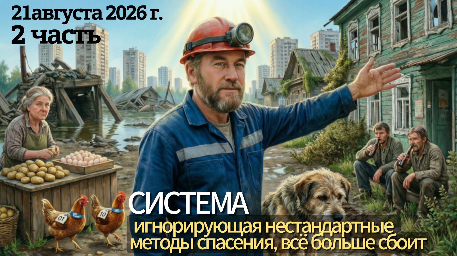 Система, игнорирующая нестандартные методы спасения, всё больше сбоит! 21 августа 2026 г. 2 ч.