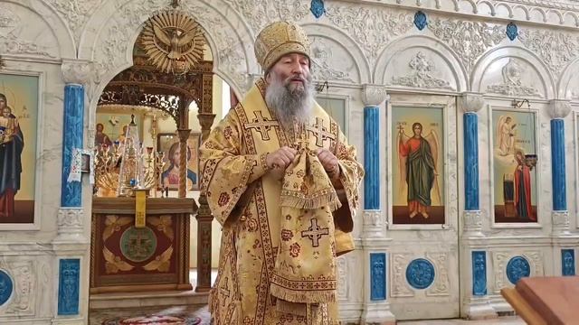 Проповедь владыки Гурия в день перенесения мощей свт. Петра Московского в Кафедральном соборе