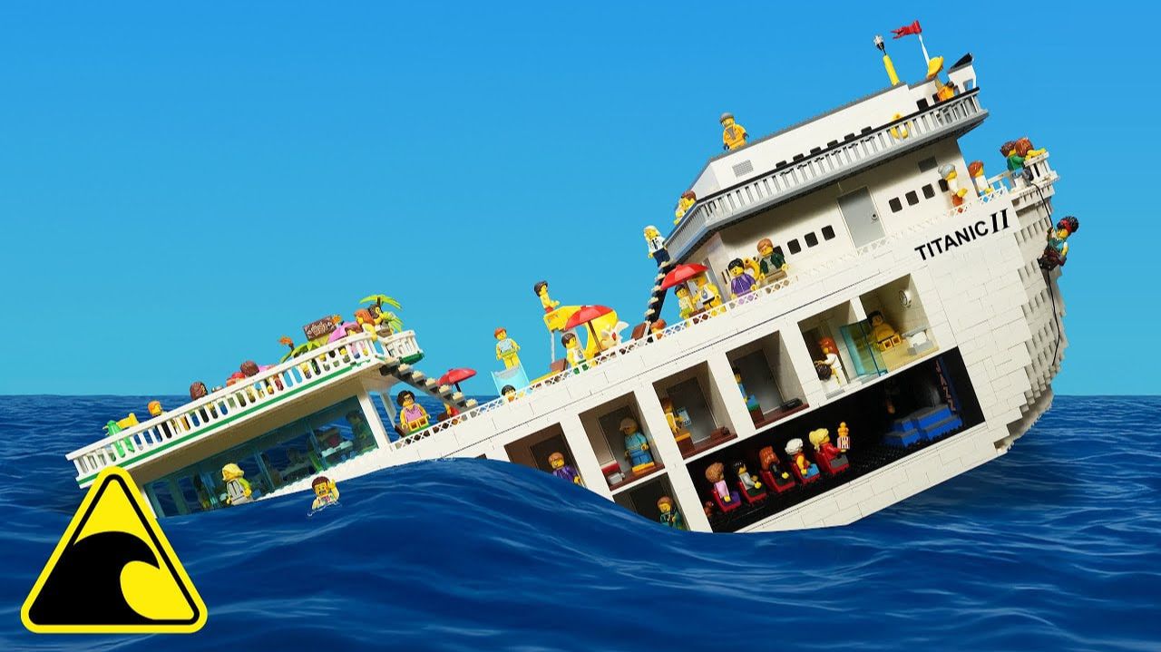 🍿 Катастрофа круизного лайнера LEGO: Гибель «Титаника II»