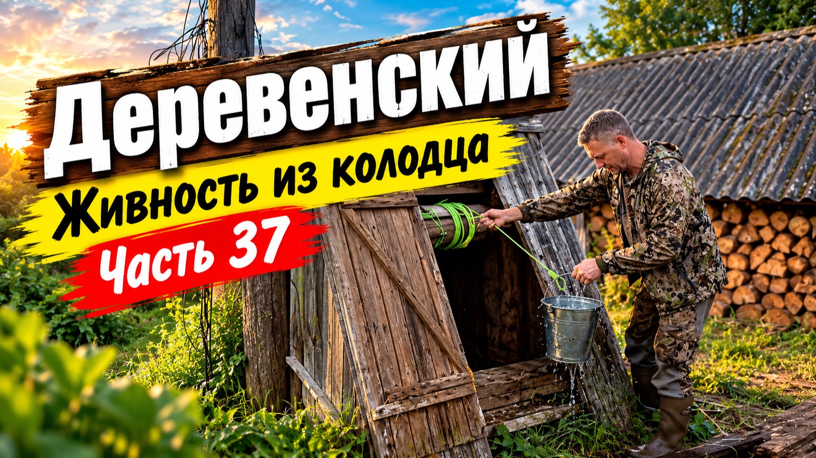ГОРОДСКОЙ КУПИЛ ДОМ В ДЕРЕВНЕ // ВОЛШЕБНЫЙ КОЛОДЕЦ // ЗАВЕЗЛИ КИРПИЧ ДЛЯ ПЕЧИ // ЧАСТЬ 37
