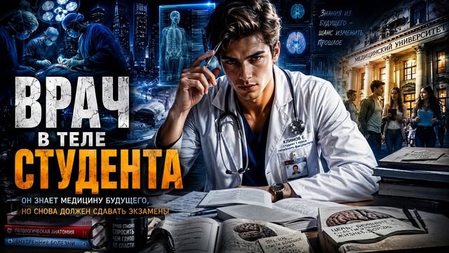 Аудиокнига полностью. Попаданцы. «Врач в теле студента» Книга 1 из 2