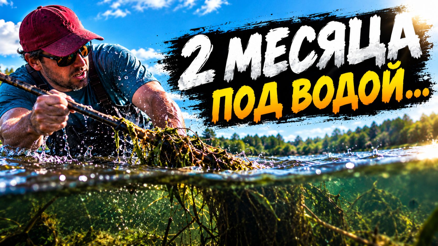 2 МЕСЯЦА ПОД ВОДОЙ… ИДУ ДОСТАВАТЬ КАСТИНГОВУЮ СЕТЬ + РЫБАЛКА
