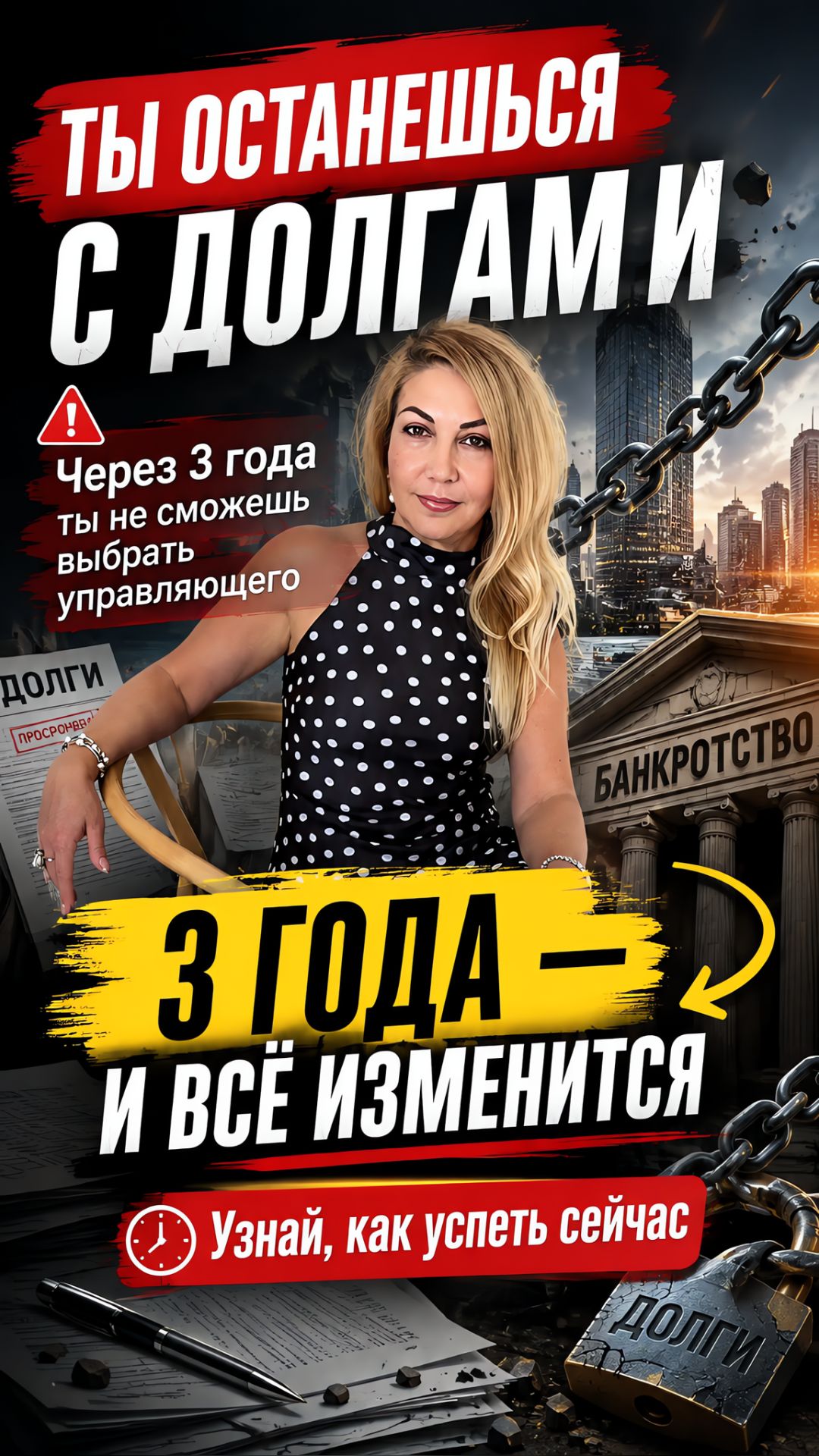 ТЫ останешься с долгами ?