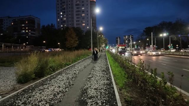 С работы домой, как же это хорошо. Вечерний город Пермь.