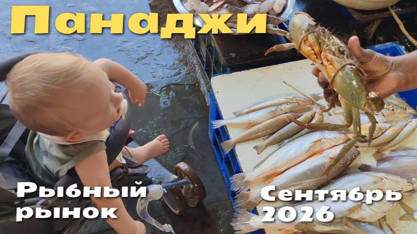 Панаджи ГОА Рыбный рынок