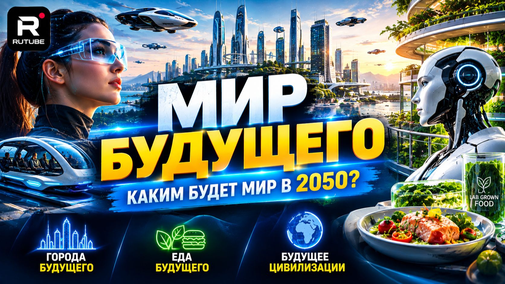 Мир будущего // Каким будет мир в 2050? // Города будущего // Еда будущего // Будущее цивилизации