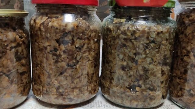 Грибная икра из опят на зиму