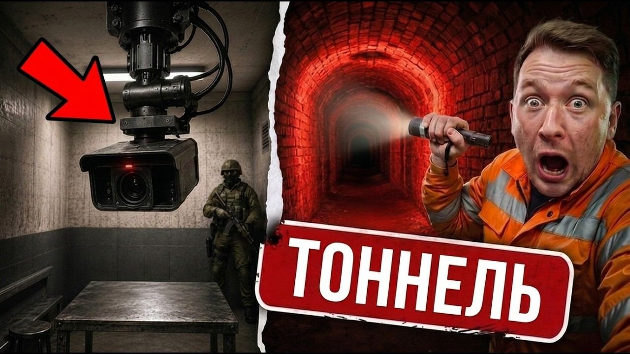 Через эту камеру ОН УПРАВЛЯЕТ СЕТЬЮ ТОННЕЛЕЙ! НАЙДЕНА БАЗА под ЗЕМЛЕЙ! (тоннель, 56 серия)