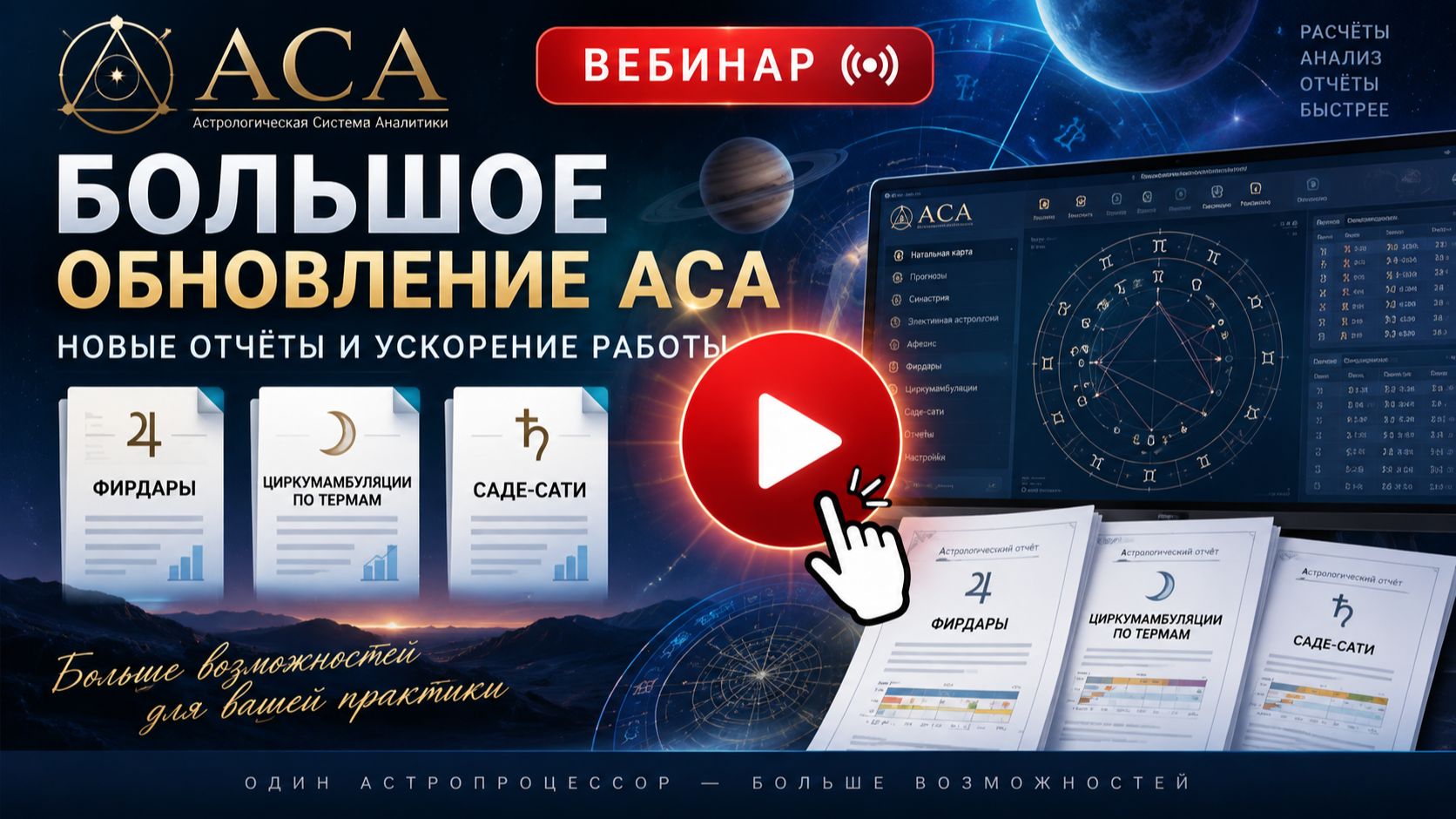 Большое обновление АСА: Фирдары, Циркумамбуляции по термам, Саде-сати и ускорение программы