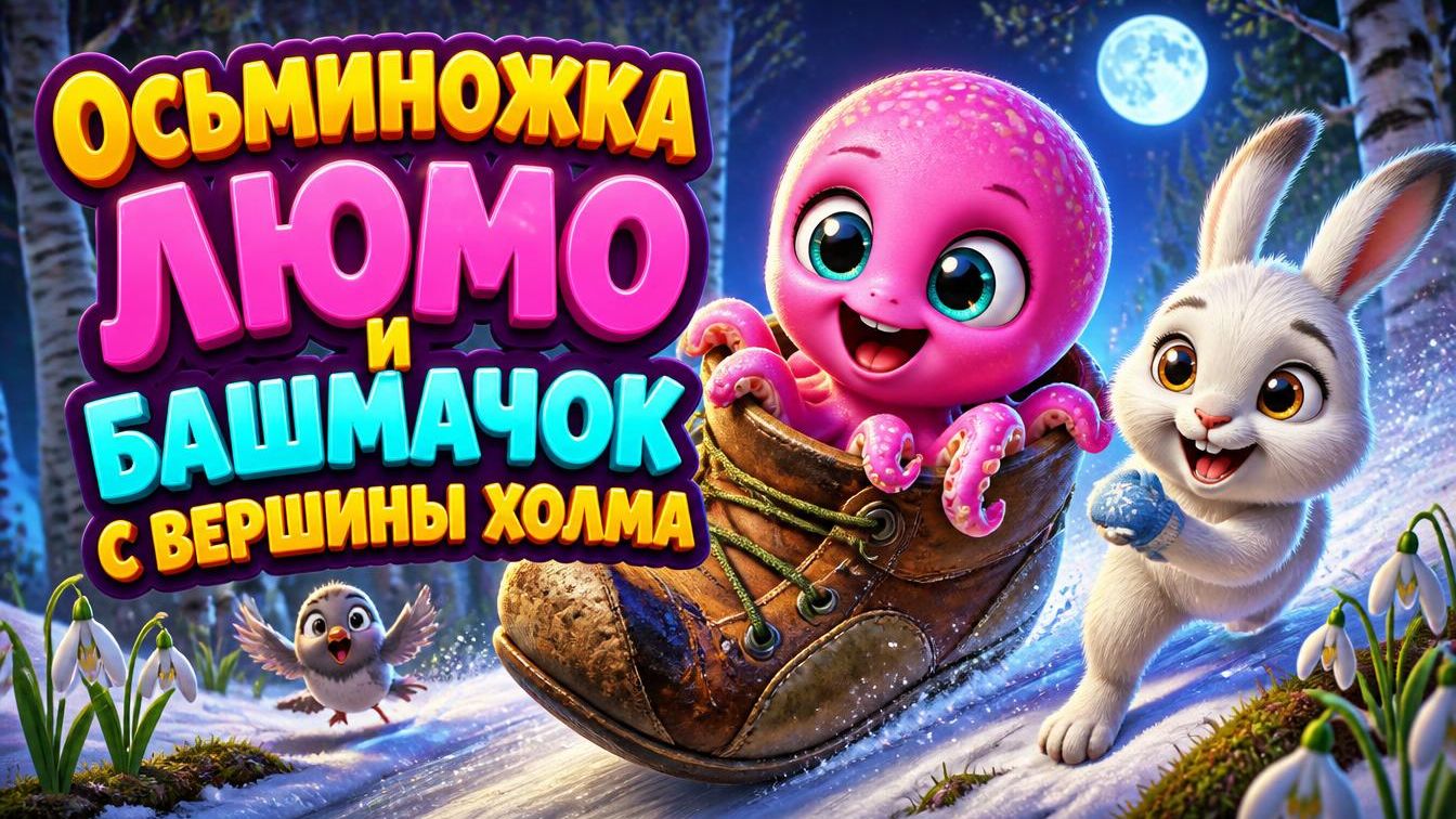 Осьминожка Люмо и башмачок с вершины холма