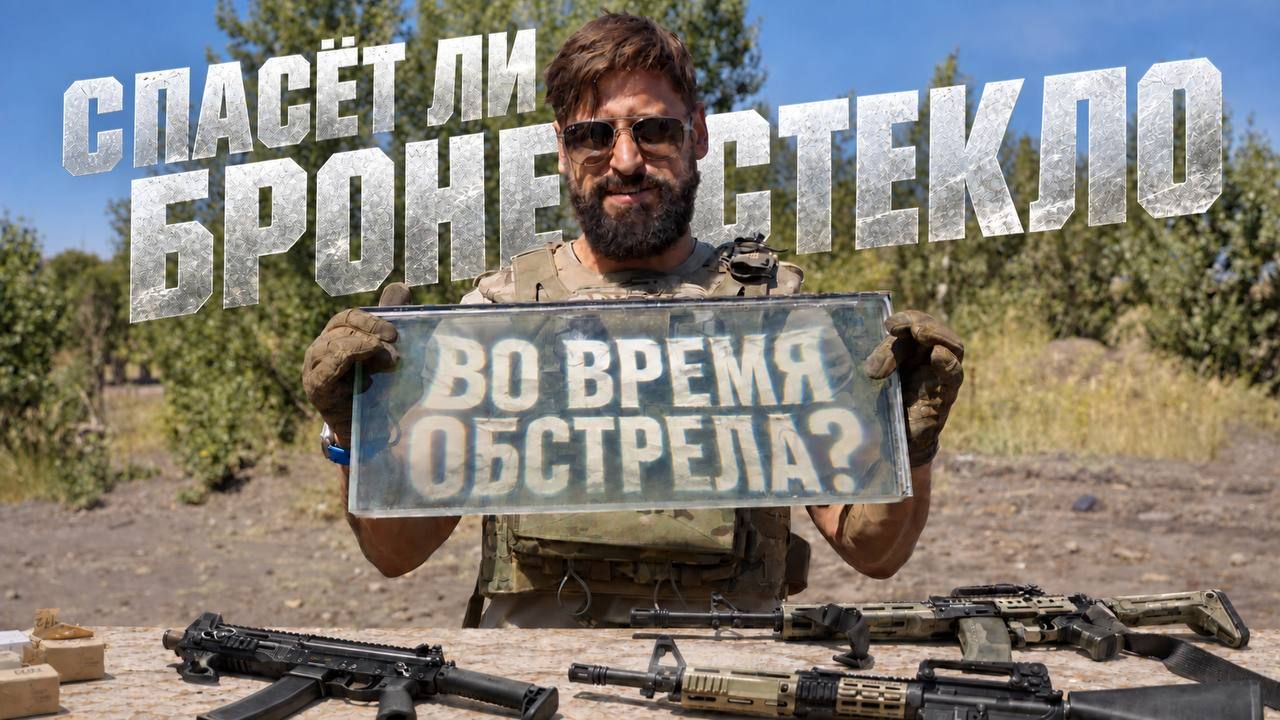 Можно ли пережить обстрел за бронестеклом? Тест на пробитие