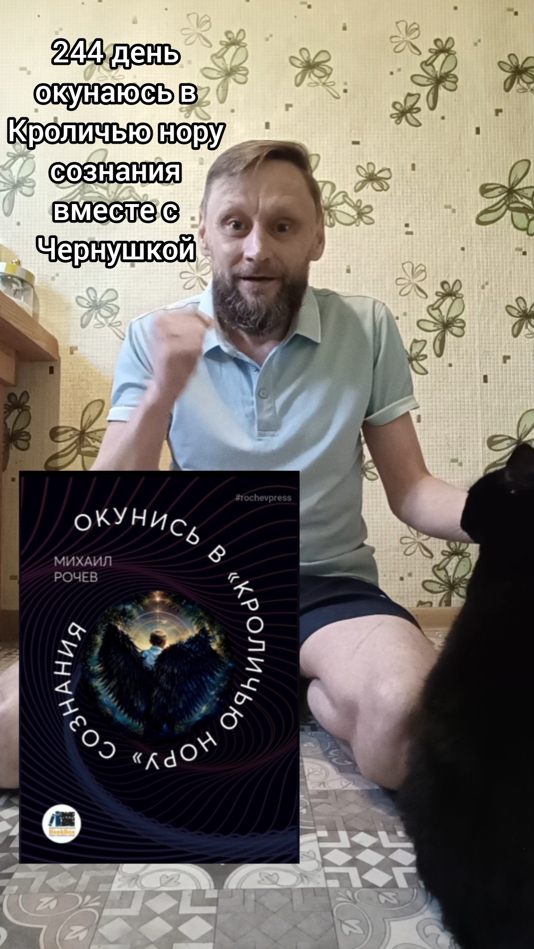 Кроличья нора Чернушки #rochevpress #новаякнига #отжимания #котик #саморазвитие
