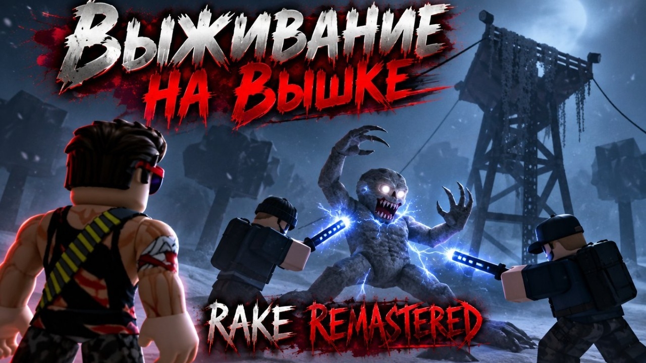 Битва на вышке | Rake Remastered | Roblox