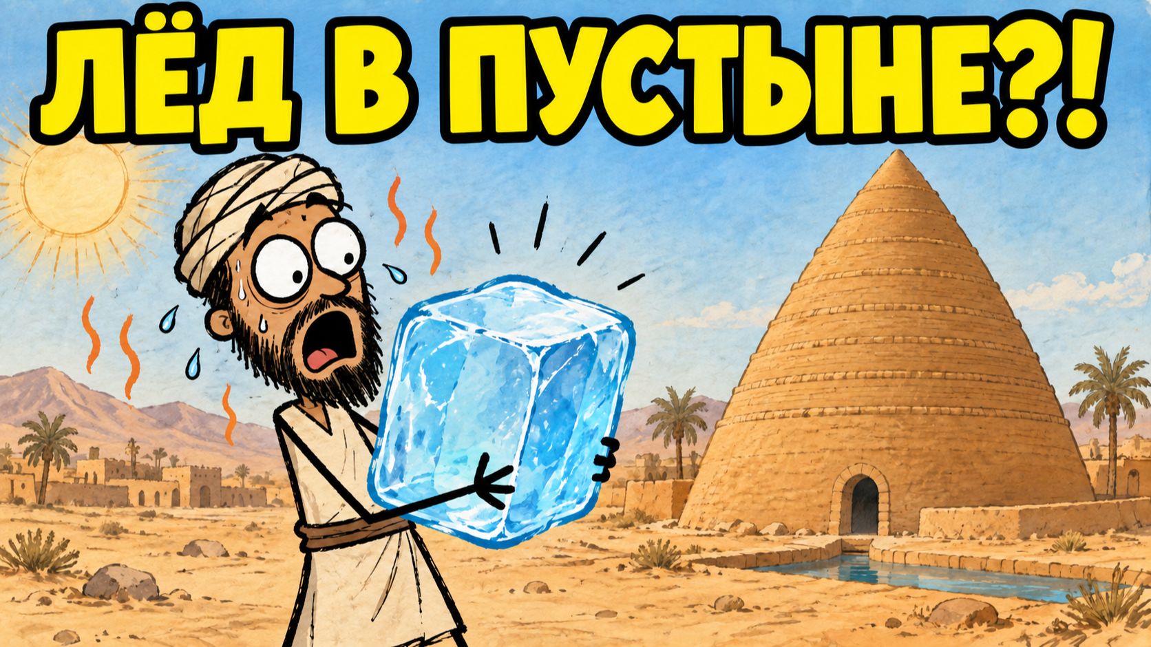 Как древние персы делали лёд в пустыне — без электричества?