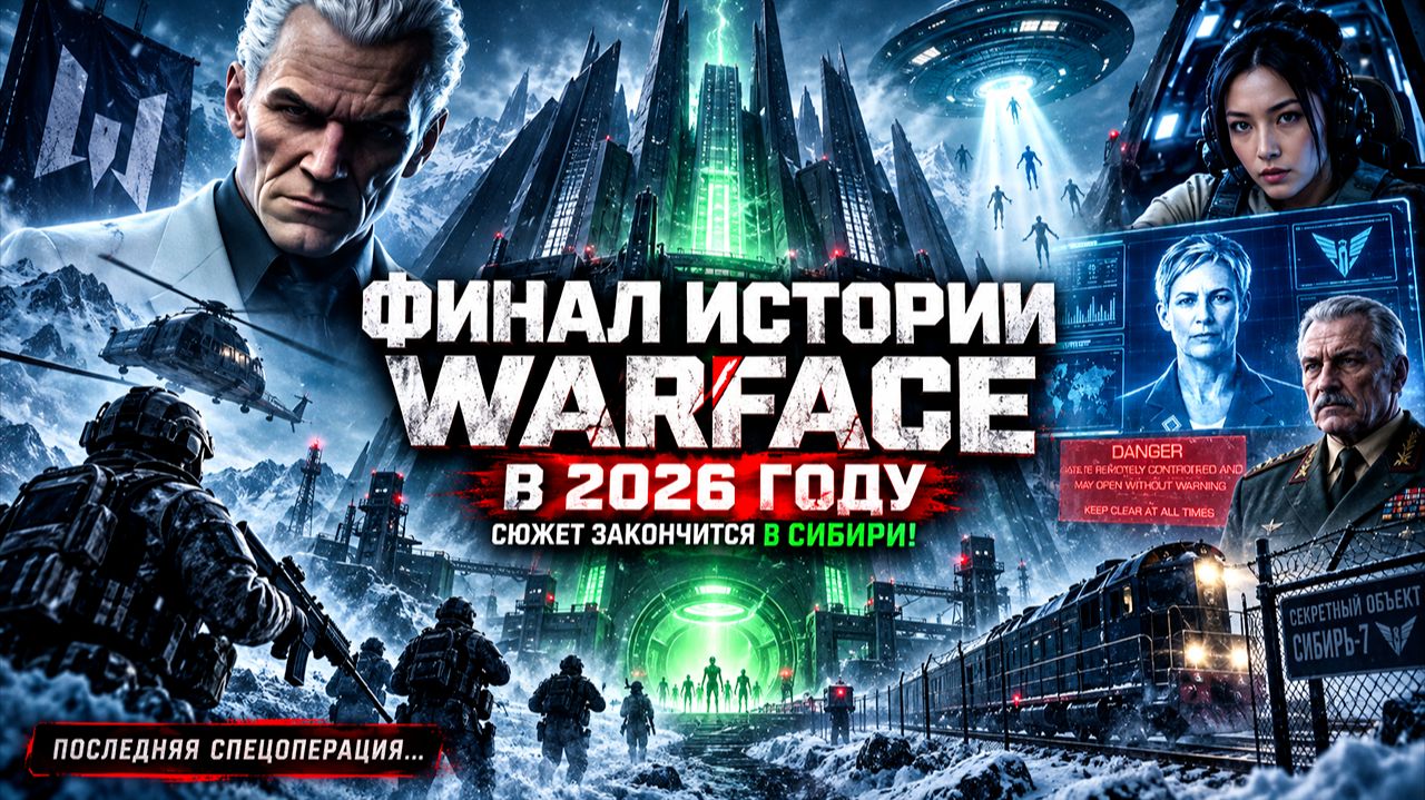 ФИНАЛ ИСТОРИИ WARFACE В 2026 ГОДУ СЮЖЕТ ЗАКОНЧИТСЯ В СИБИРИ! ПОСЛЕДНЯЯ СПЕЦОПЕРАЦИЯ БУНКЕР