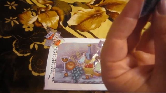 Вышивка Бисером...Обзор схемы Бокал вина🍷🍷🍇🍇!!!
