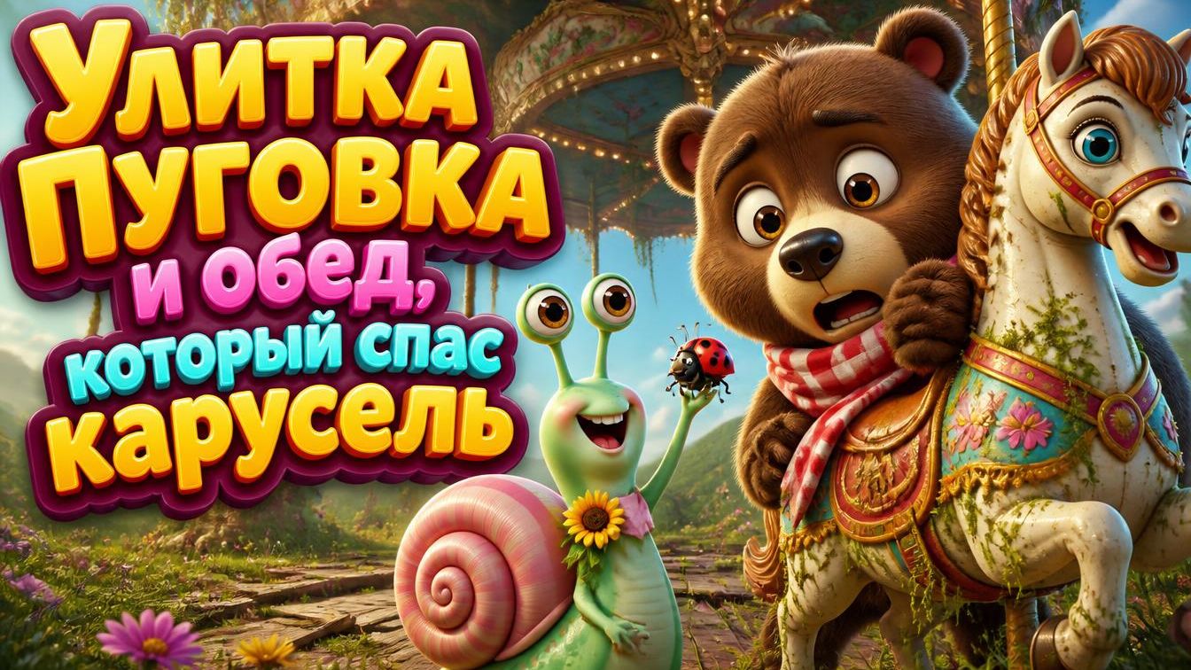Улитка Пуговка и обед, который спас карусель