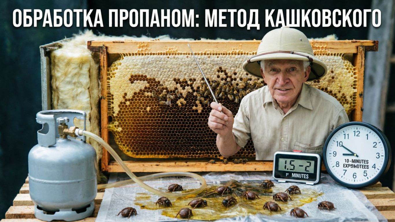 🔥 Обработка пропаном: нюансы, которые важно знать. Отвечает профессор Кашковский 🐝⚠️