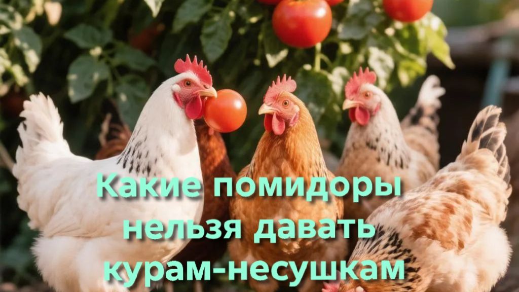 А вы знали что не все помидоры можно давать курам-несушкам