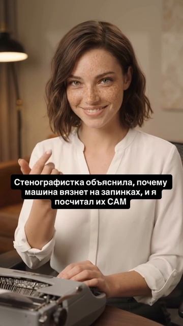 Стенографистка объяснила, почему машина вязнет на запинках, и я посчитал их САМ: