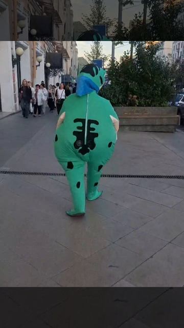 Жабка гуляет.