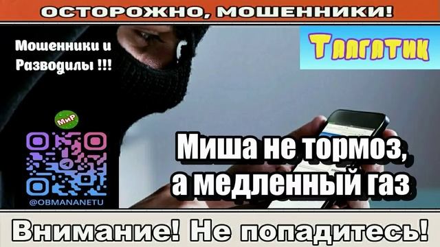 Мошенники звонят по телефону _ Миша не тормоз, а медленный газ ( сборник )