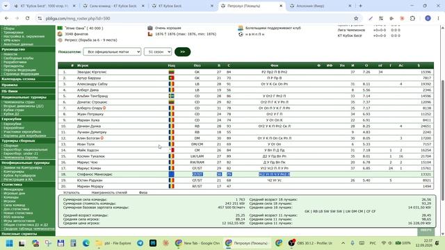 КТ Кубок Бесё 52, обзор перед стартом