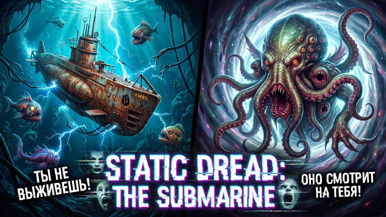 Static Dread: The Submarine: Весь сюжет: Как правильно удрать от Ктулху! - нарезка стрим