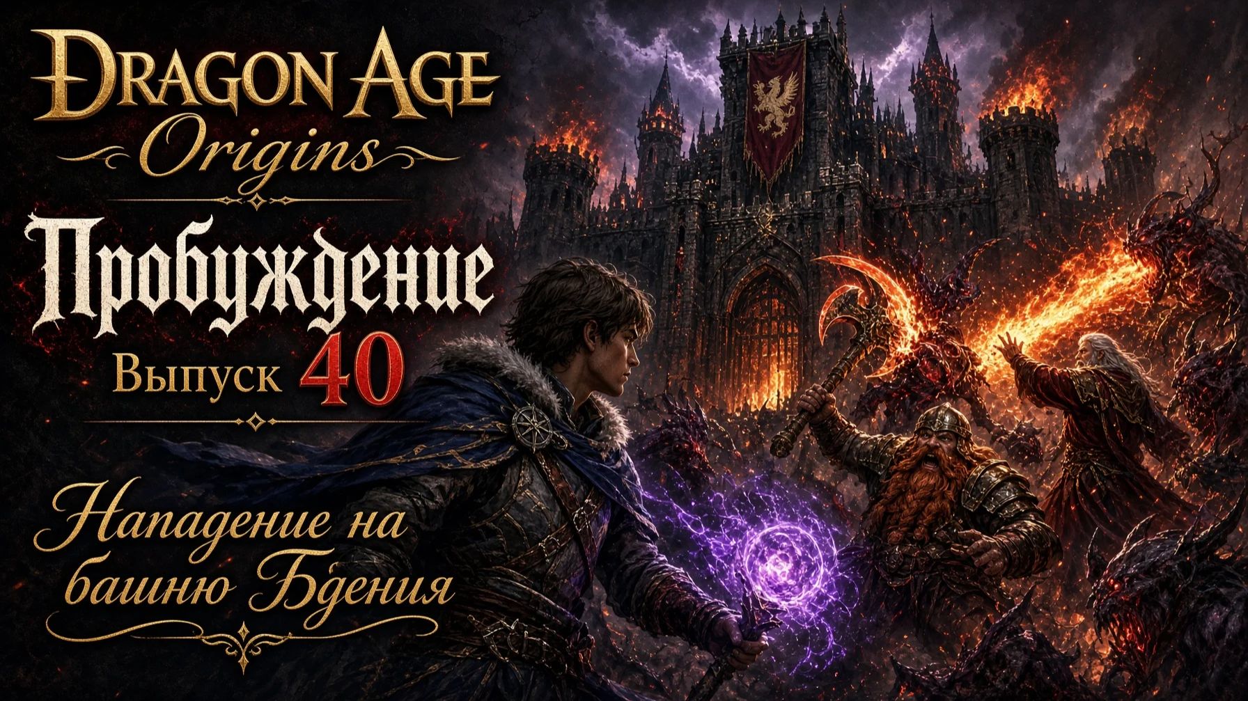 Прохождение Dragon Age: Origins - Awakening. Выпуск #40 - Нападение на башню Бдения