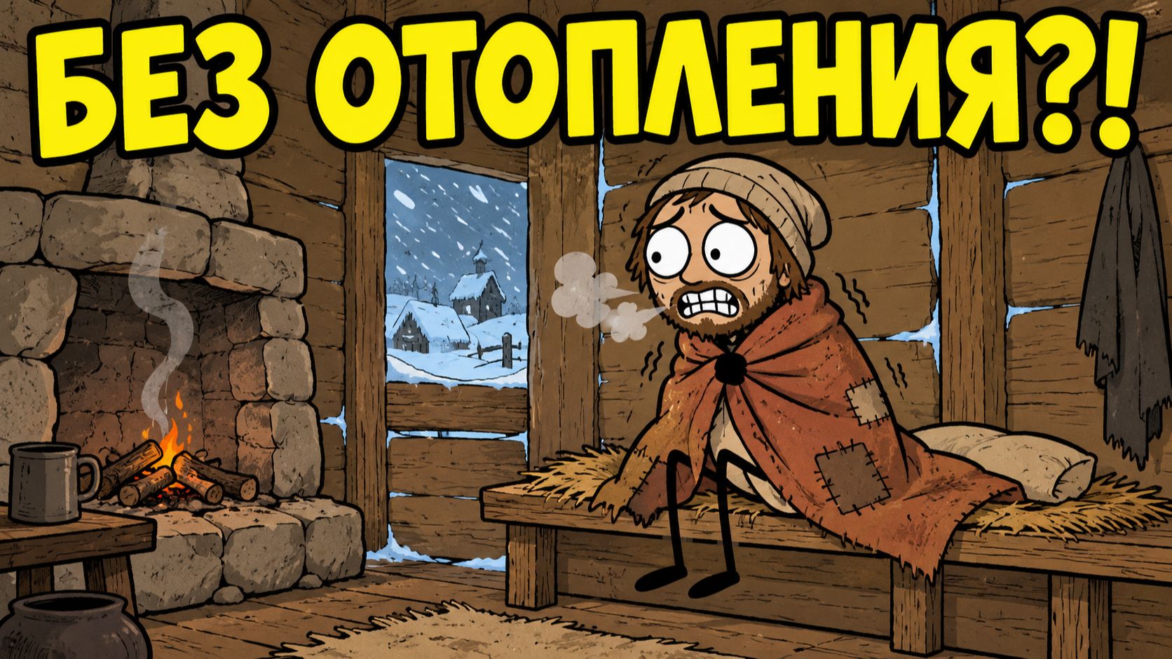Как люди выживали зимой в Средневековье — без отопления?