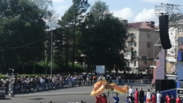 Показательные выступления в честь 160-летия г. Уссурийска. Часть 2