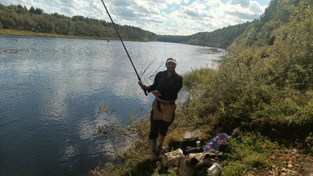 Дикая рыбалка Сентябре . Ездил на электровелосипеде фет байк.
