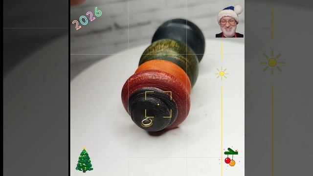 Ёлочные игрушки на токарном станке