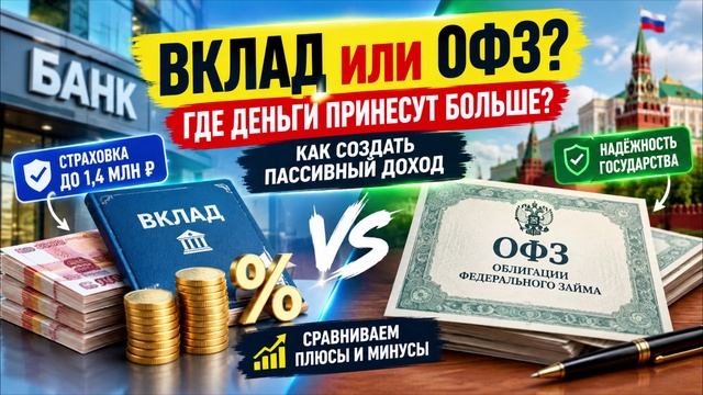 Вклад или ОФЗ — куда вложить деньги?