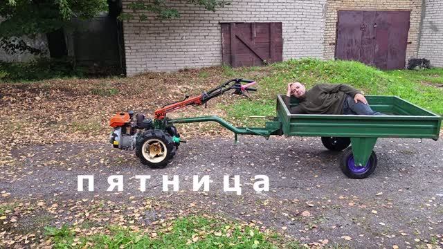 Скоро вторая часть про мотоблок Goldoni Junior 4+4 с чермета. Тестирую навесное оборудование.