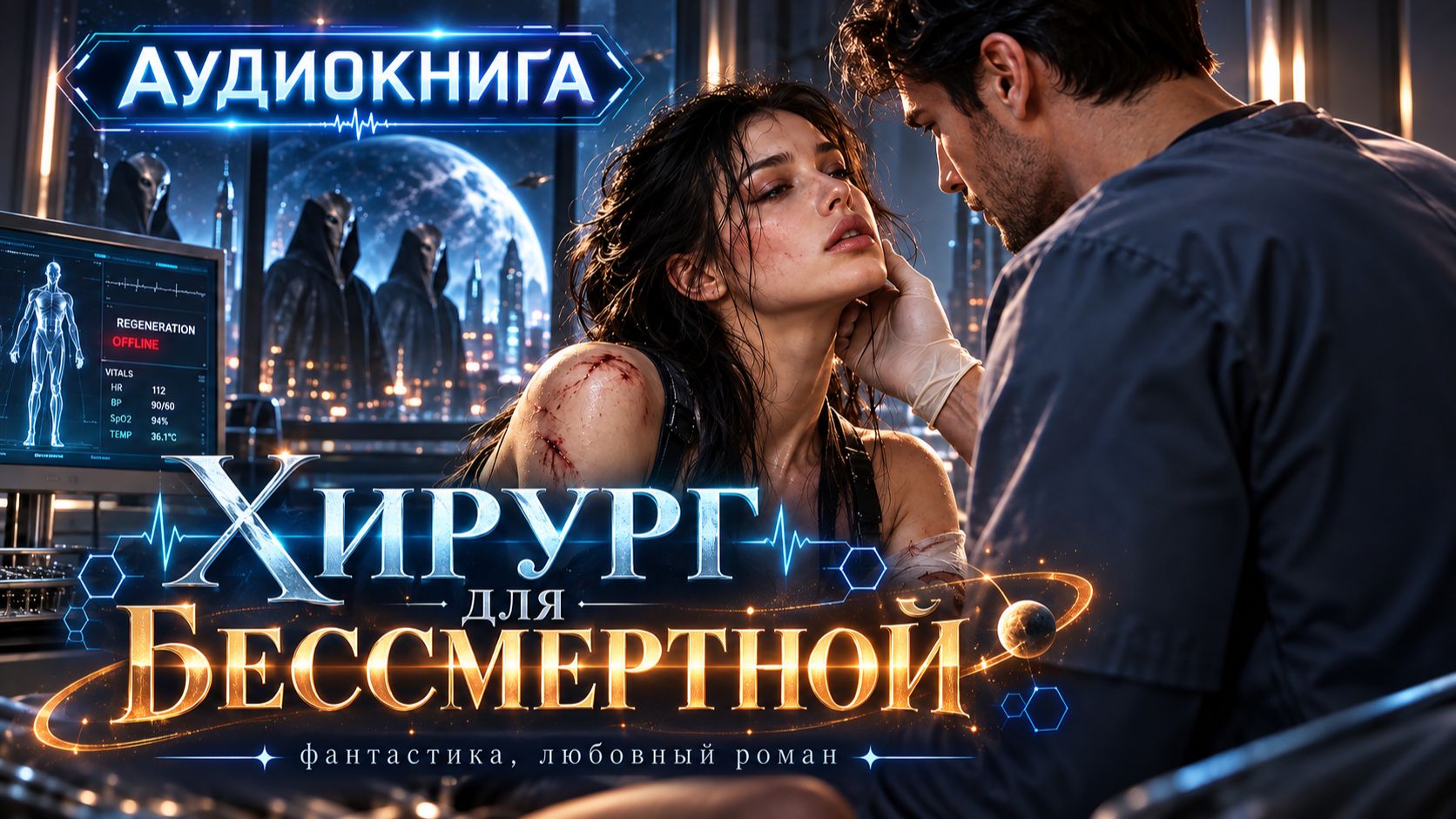 АУДИОКНИГА ХИРУРГ ДЛЯ БЕССМЕРТНОЙ ФАНТАСТИКА, ЛЮБОВНЫЙ РОМАН