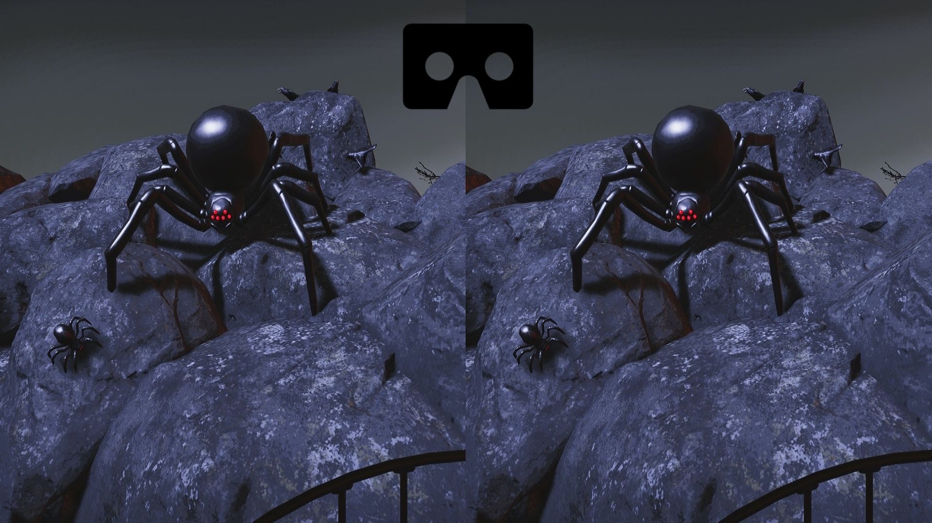 Парк Хэллоуин 3Д видео для VR очков 3D SBS
