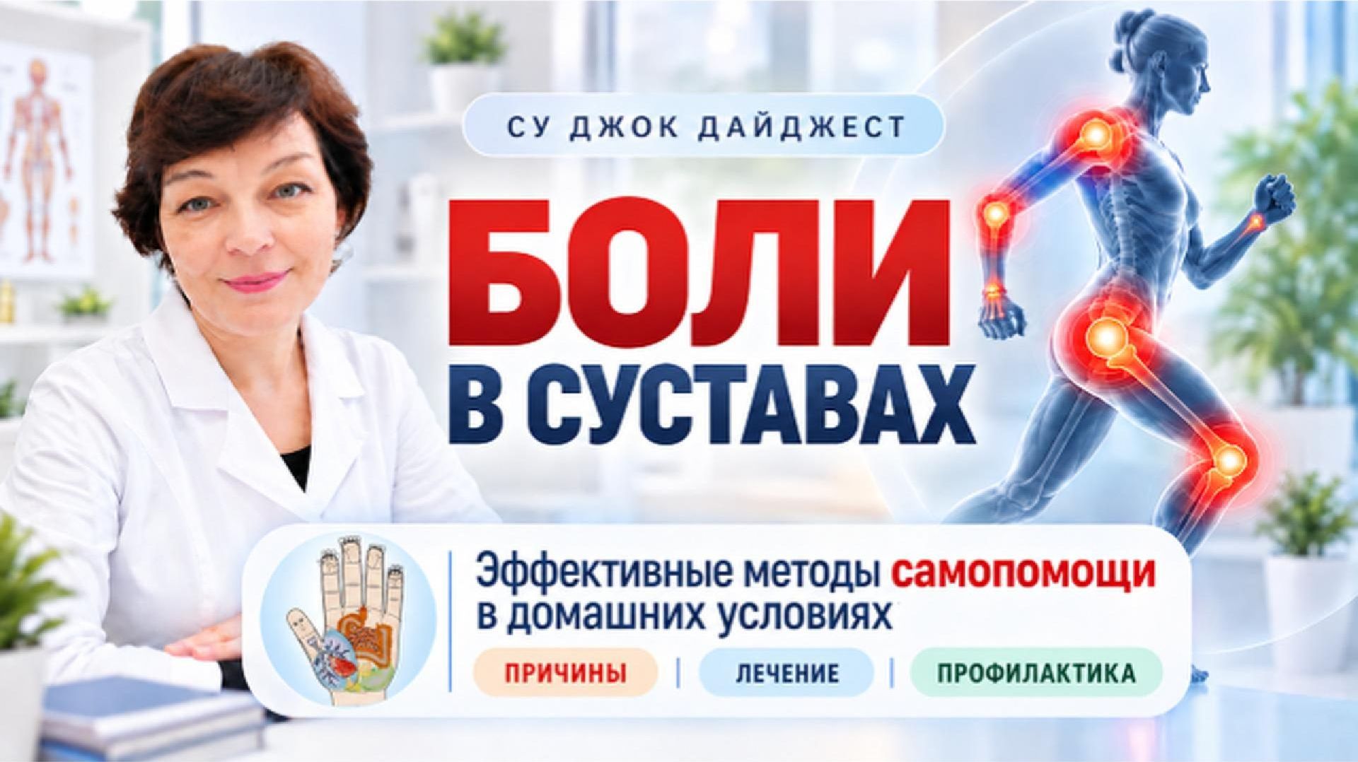 БОЛИ В СУСТАВАХ. ЛЕЧЕНИЕ МЕТОДОМ СУ ДЖОК