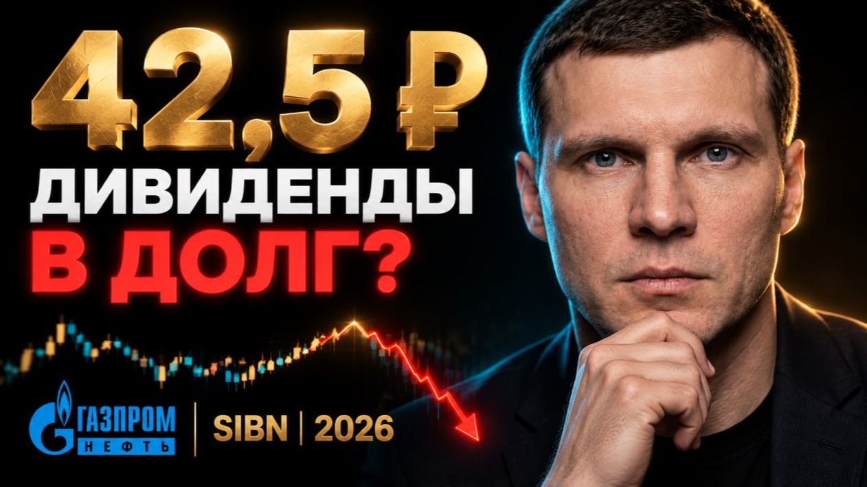 ГАЗПРОМНЕФТЬ: ДИВИДЕНДЫ В ДОЛГ? ⚠️ Рекордная прибыль или скрытая ловушка? Разбор отчёта за 1П 2026
