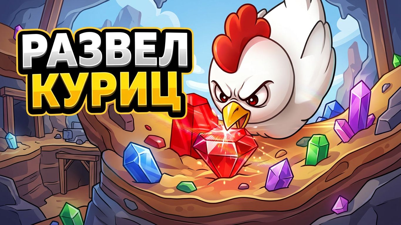 🐔 КУРИНОЕ РАБСТВО В ШАХТАХ! ⛏️ Залипательный кликер-симулятор Chicken Miner #1
