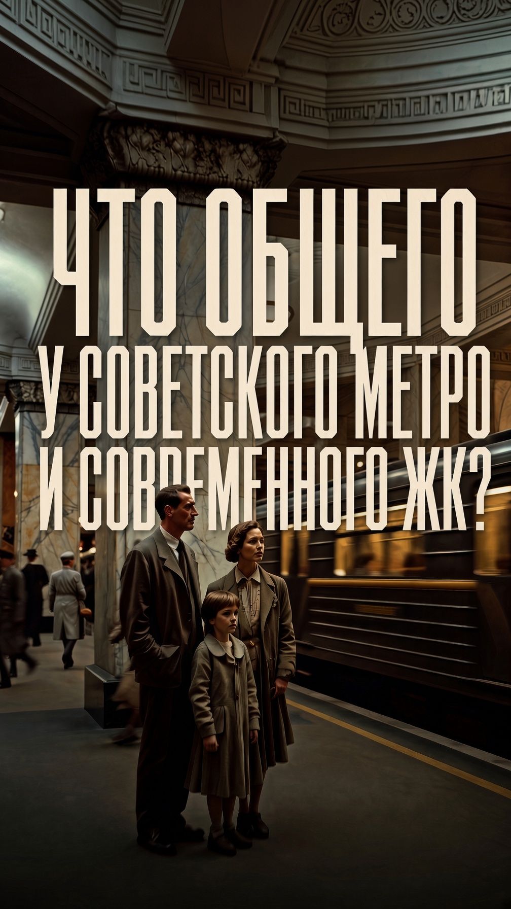Что общего у советского метро и премиального жилого комплекса?