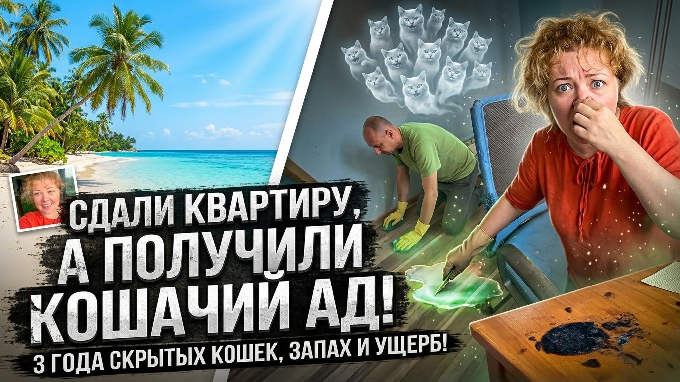 Наш худший кошмар! Во что превратили квартиру за 3 года арендаторы с кошками?