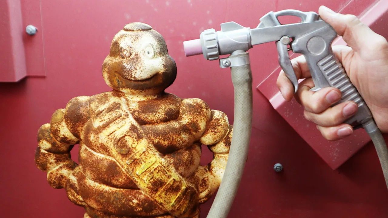 Восстановление особого выпуска Mighty Michelin Man. Marshmallow Man. Реставрация.