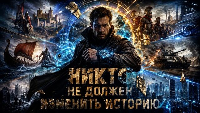 Аудиокнига Полностью Фантастика - Попаданцы «Никто не должен изменить историю» Книга 1 из 2