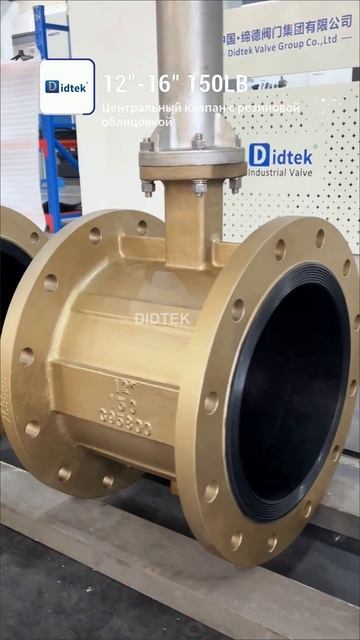 12”-16“ 150LB Центральный клапан с резиновой облицовкой-DIDTEK