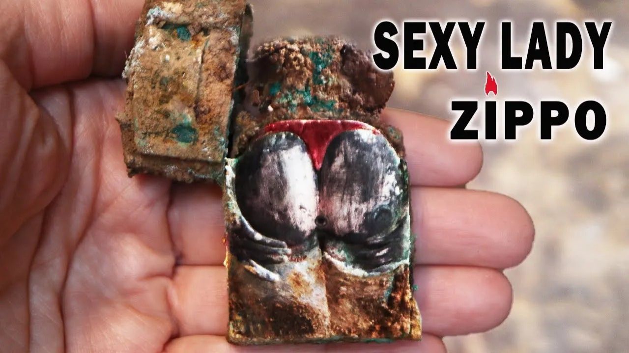 Реставрация зажигалки Zippo Модель «Сексуальная леди» 👀. Реставрация.