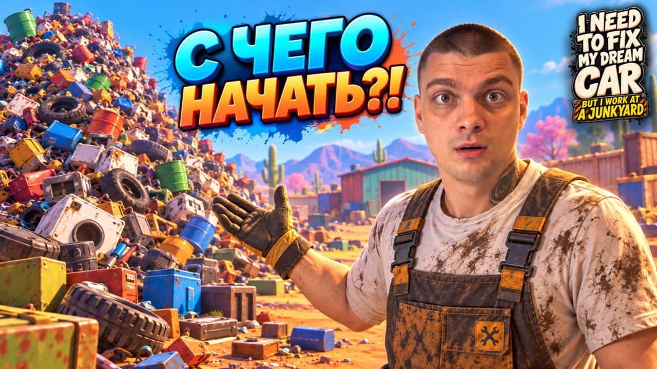 Я устроился на СВАЛКУ! Делаю ДЕНЬГИ ИЗ ХЛАМА! (I Need To Fix My Dream Car #1)
