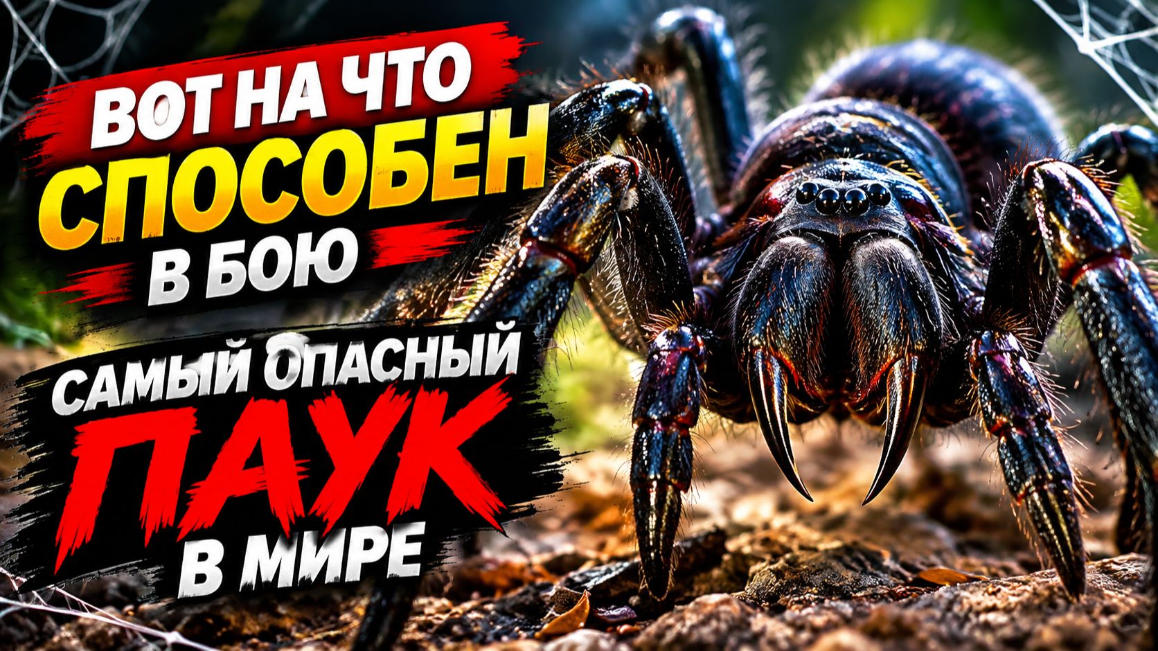 Вот на Что Способен в бою Самый Опасный Паук в Мире