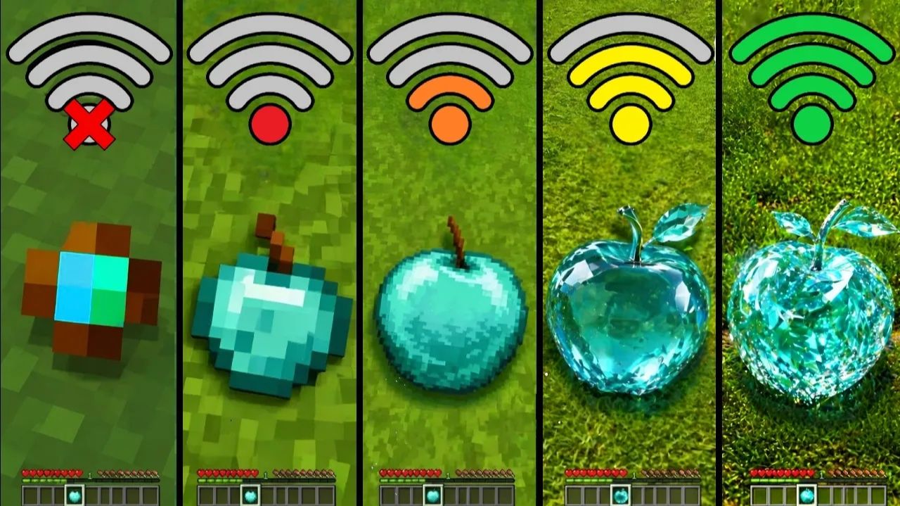 Все эксперименты в Minecraft с разным Wi‑Fi — одна большая подборка