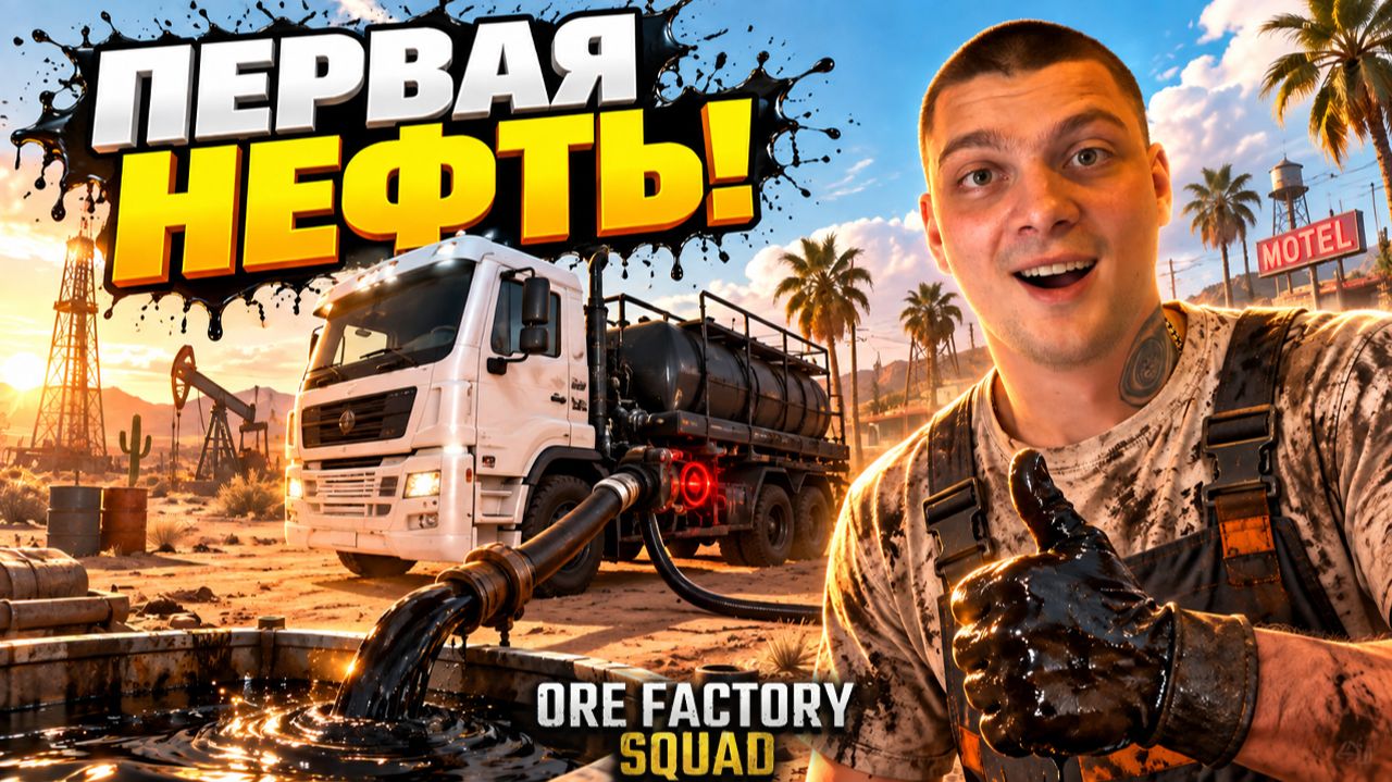 НОВЫЙ ЭТАП! Начал добывать НЕФТЬ! (Ore Factory Squad #16)